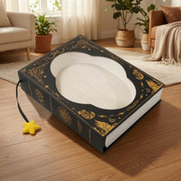 Corrugated Book Shaped Cat Scratcher | Wear-Resistant, Cat Scratcher Bed, for Reading Corner