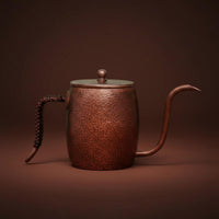 Handmade Copper Coffee Kettle Pouring Gooseneck Kettle for Tea Making