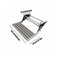 Manual RV Step Foldable Single Folding Motorhome Effortless Step to Operate Vehicle Accessory