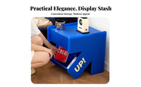 pointerShaped Nightstand Multi-Functional Bedside Drawer single-tier Rounded Corners