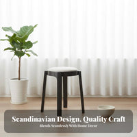 Stackable rotor Stool Nordic design Household Furniture Space-Saving
