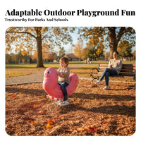 CreatureShaped Bouncy Ride Easy-Grip Handles coil bouncy toy Built-in Footrests Brightly Colored for Preschoolers, Kindergarten