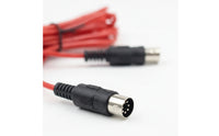 Short 5-Pin MIDI Cable Straight-Through 5-Pin DIN MIDI Cable Compact Low-Clutter for Keyboardists, Musicians, Producers, Synthesizer, Studio, Desktop