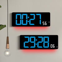 17.3 Inch LED Wall Clock with Week Display and Ambient Light