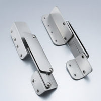 Anti-Pinch Yacht Seat Hinges Aluminum Alloy Boat Seat Hinge Rust Resistant Marine Hinges with Mounting Holes Space Saving