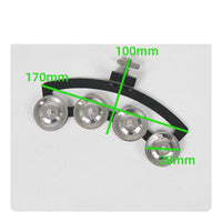 Easy To Use Snare Drum Tambourine Lightweight Snare Drum Jingle Attachment Long-Lasting for Drummers, Studio Recording, Live Performance