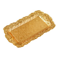 High-End Fruit Tray with Floral Pattern for Home Living Room