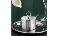 Stainless Steel Seasoning Box Nordic Stainless Steel Sugar Container Light Elegant Design Seasoning Cellar Including a Spoon