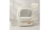 Cat Carrier Backpack Breathable Pet Backpack Carrier Comfortable Covered Pet Bag for Veterinarian Visits