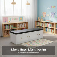 Padding Ed Entryway Organizer Comfortable Seating Adaptable Waiting Room Seat High Load-Bearing Sturdy Construction