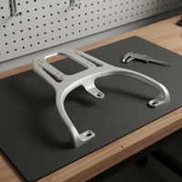 Rear Cargo Rack Heavy Duty Tail Box Bracket Solid Construction Rear Rack for Delivery Riders, Commuters, Grocery Shopping