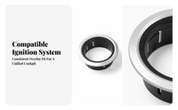 Easy Installation Start Button Bezel