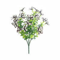 Greenery Eucalyptus Butterfly Spray Realistic Look Artificial Butterfly Branch Reusable Artificial Eucalyptus Stem for Tabletop