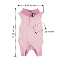Cat Recovery Suit, Modal Neuter Suit for Cats with Fasteners, Sleeveless Post Surgery Cat Clothes, Anti-Licking Recovery Suit for Cats and Dogs