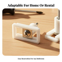 2 Pieces Toilet Seat Hinge Bolt Set Universal Fit Toilet Seat Hinge Bolt