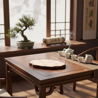 Chinese Design Tea Tray Waterproof Decorative Serving Tray Heat Resistant