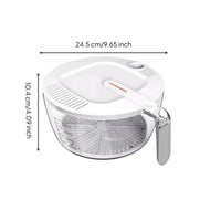 Rice Washing Basket Transparent Plastic Colander Drainage Openings