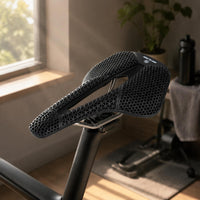 Lattice 3D-Printed Bike Saddle Cutout Lightweight Road Bike Saddle Segmented Surface Cycling Gear for Mountain Biking