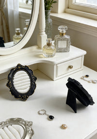 European Vintage Gold Carved Jewelry Stand for Rings