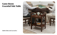Dedicated drink Placement Mahjong Table cart Multitier Storage Tea Stand Space-Saving Household Furniture Mobile Design for Card Multi-tiers, Board Game fans, Recreation Room
