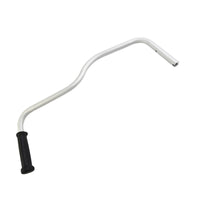 Brush Cutter Handlebar Left Metal Handlebar Replacement Ergonomic Non-slip Grip Curved Open-tube Structure Durable Feature Suitable for Home Care Lawn Maintenance
