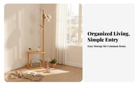 Valet Stand with Shelves Stable Construction Standalsinglestanding Valet Rack