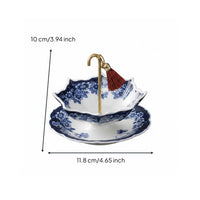 Decorative Design Umbrella Tea Strainer Heat-Resistant Steeper
