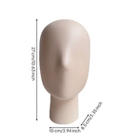 Hat display Stand Mannequin Head Stand Neutral Skin Tone for Tabletop, Salon