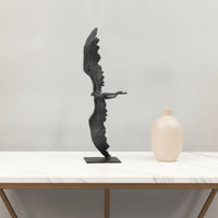 Spiritual Sculpture Minimalist Angel Statue Standing Tabletop Ornament for Mantel
