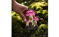 Flower-Roof Miniature House Figurines | Whimsical, for Patio