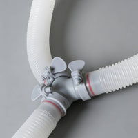 Three-Way Hose Connector ABS Plastic Pool Filter Pump Connector Sealing Rings