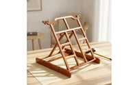 Book Stand with Dragon Carvings Tabletop Handwriting Book Stand Carved for Calligraphers, Students