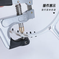 穿线机拉线机工具羽毛球拍护线管压喇叭口工具配件压丁钳热压钳子