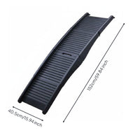 Folding Pet Ramp Sturdy Portable Dog Ramp Heavy Duty for Travel, Outdoor