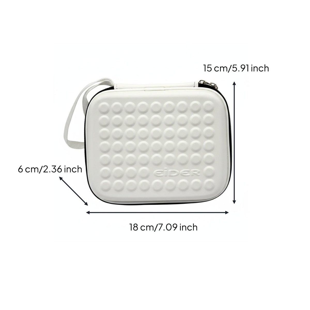 Multi-Purpose Storage Pouch Zippered EVA Storage Case Lightweight
