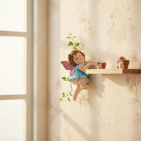 Flower Fairy Figurine Whimsical Design Hanging Planter Fairies for Gardeners