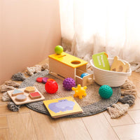 Montessori Wooden Busy Book Puzzle Toy Set for Toddlers 1-3 Years, Educational Toy