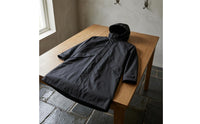 Long Hooded Raincoat Adjustable Cuffs Hooded Raincoat Loose Fit Rainwear Jacket