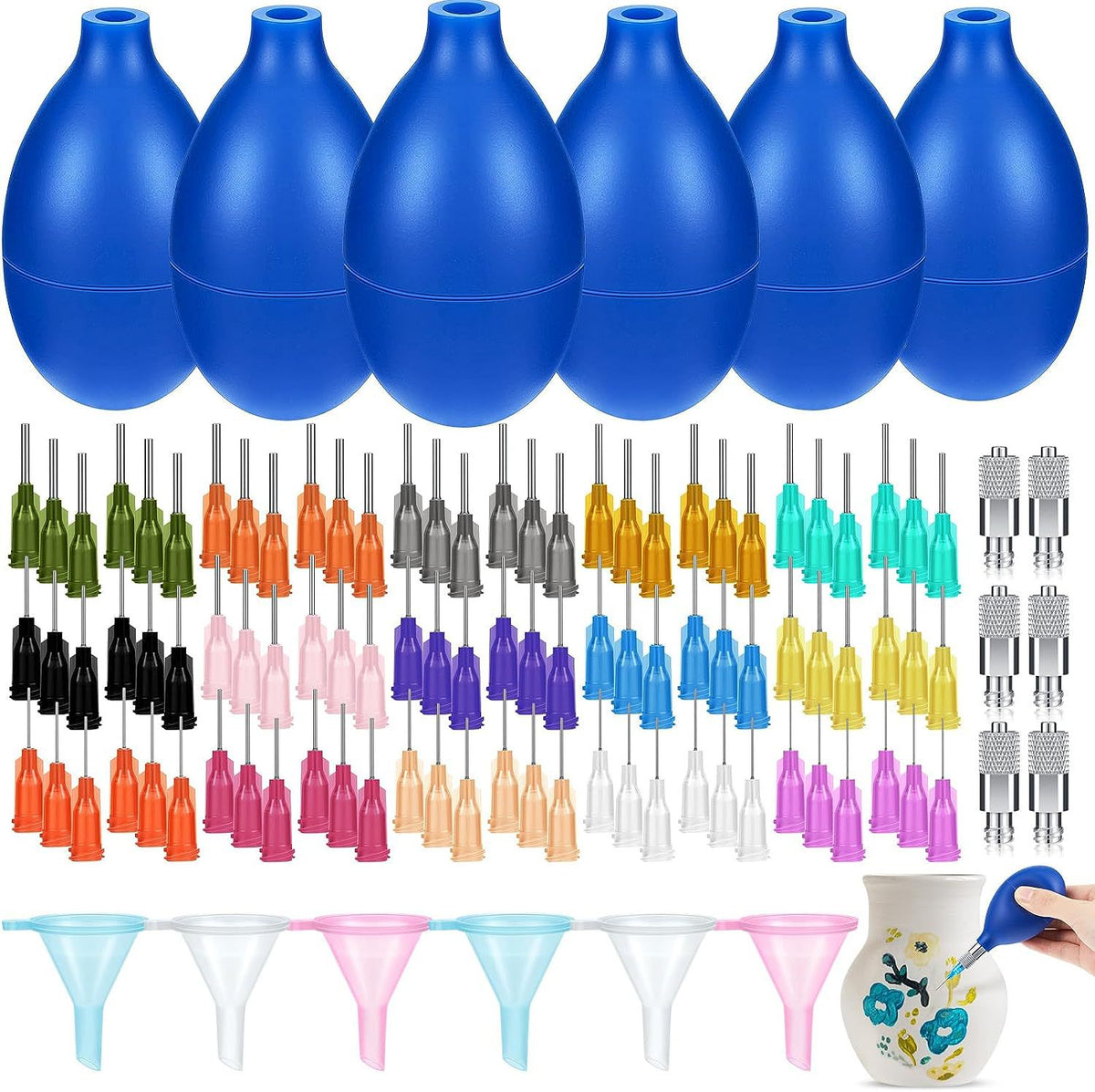 Ceramic Precision Applicator Glaze Applicator for Pottery Bottle Glaze DIY Clay Tool Set
