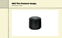 Cordless Motorcycle TPMS LCD Gauge