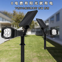 Solar Powered LED Landscape Spot Light for Garden