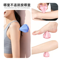 Cross-Shaped Suction Fascia Ball TPR for Foot, Back, and Neck Massage