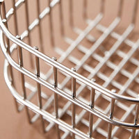 Stainless Steel Colander Kitchen Sink Drainer, 304 Stainless Steel Fruit Washing Basket and Vegetable Washing Basket, No Installation Required