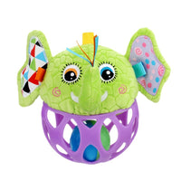 Jollybaby Plush Animal Sensory Ball for Baby Cognitive Development