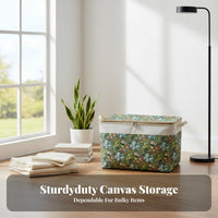 Foldable Quilt Bag Large Capacity Clothes Container closure for Moving