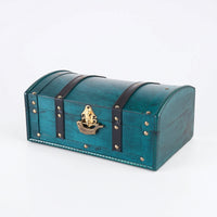 Wooden Treasure Chest with Arched Lid Rustic Wooden Treasure Chest with Locking Latch Arched Storage Box for Collectors