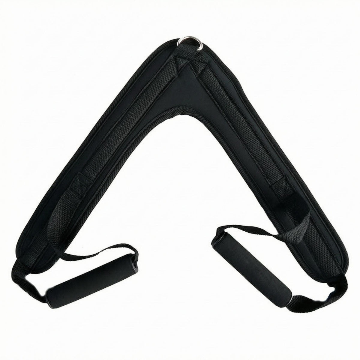 Pulldown Handle Nylon Gym Cable Handle Metal Attachment Loop