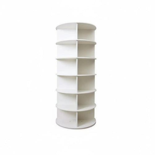 360 Degree Rotating Shelf Space Saving Rotating Shoe Rack Large Capacity Multi-Tier Storage Unit for Closet, Entryway
