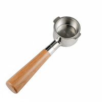 51 Mm Portafilter Handle Perforated Wooden Portafilter Handle Side Tabs