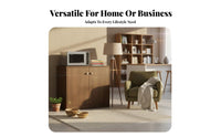 Sideboard Buffet Cabinet with Spacious Countertop Storage Cabinet Dining Room Credenza Sturdy Construction Suitable for Homeowners Restaurant Home Office